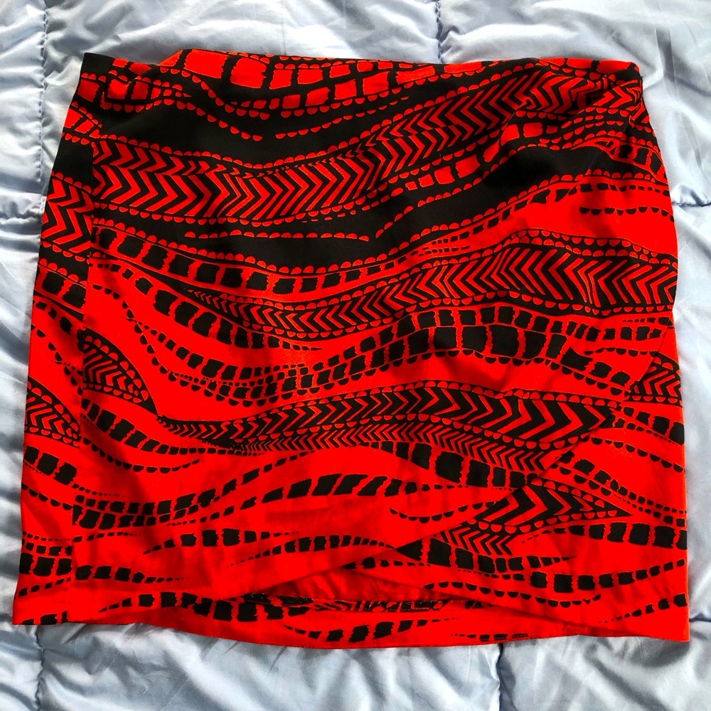 Bebe Wrap Around Mini Skirt